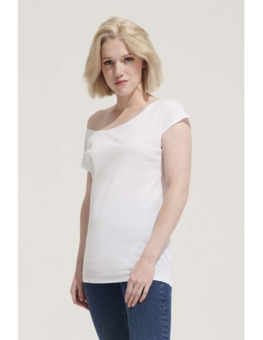 S-SO11398-SOL'S MARYLIN - WOMEN’S SHORT SLEEVE LONG KIMONO T-SHIRT